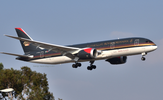 Royal Jordanian B787-8 JY-BAG