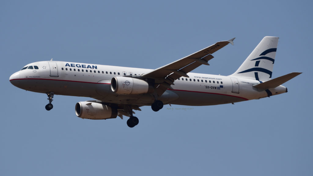 Aegean A320 SX-DVW